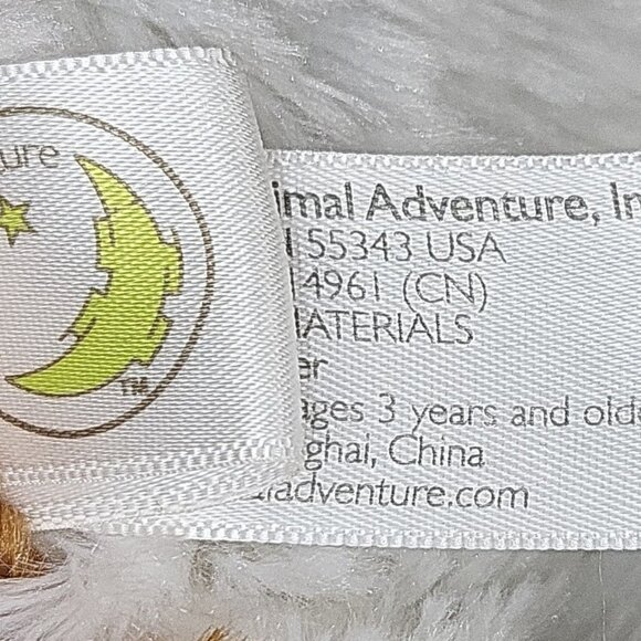 St. Bernard Dog Plush Animal Adventure Brown White Puppy Toy 2010 14" - Picture 5 of 7